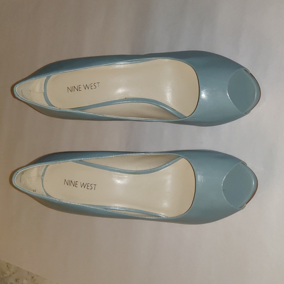 Nine West leather platforms size 10M - Picture 2 of 3